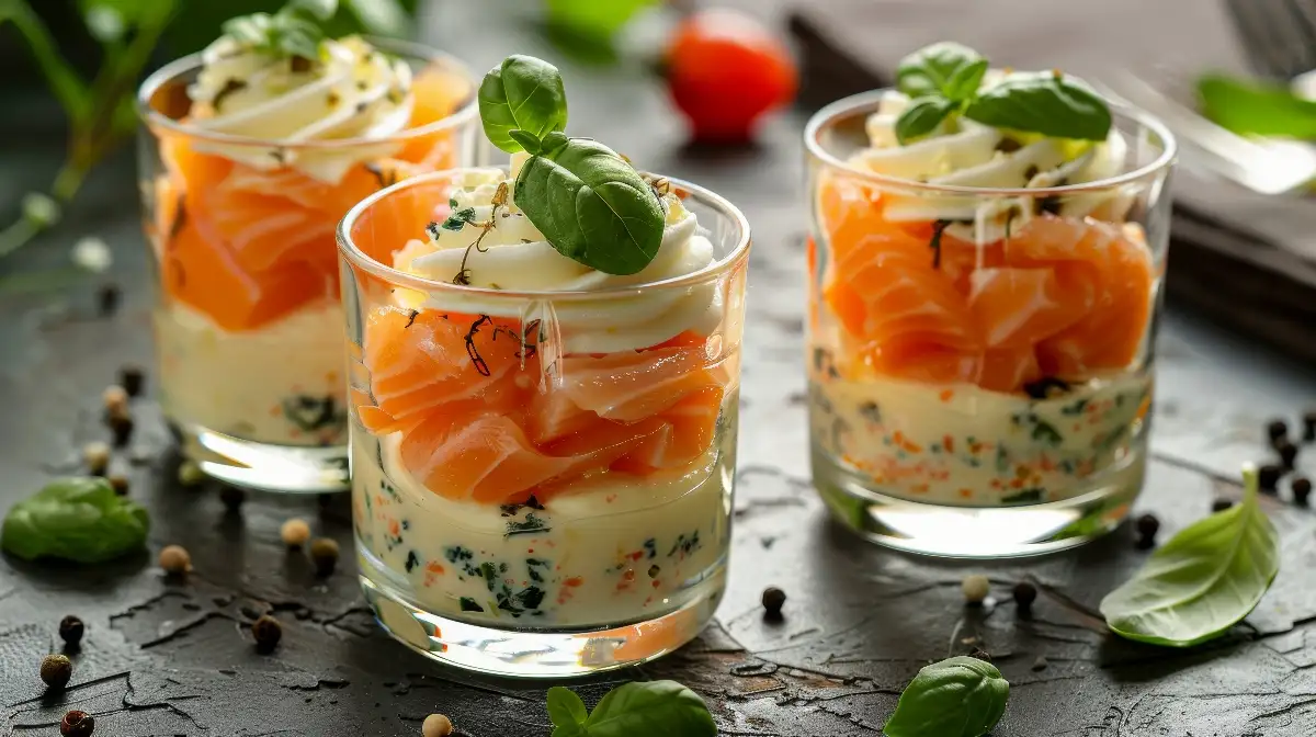 Verrine de saumon