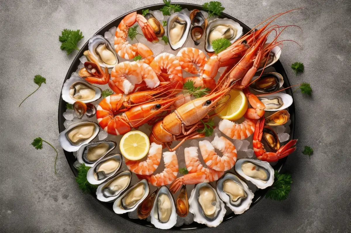 Plateau assortiments fruits de mer