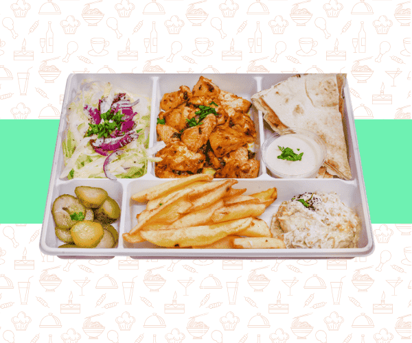 Plateau poulet taouk