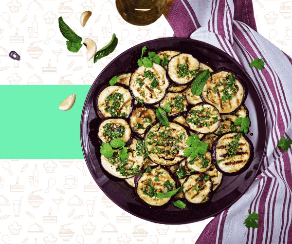 Salade Aubergine Grillée